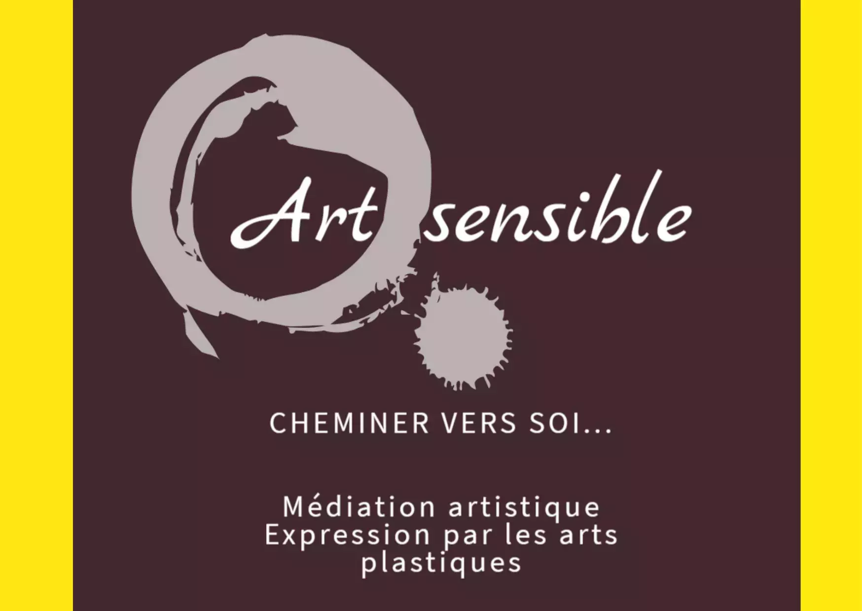 Art sensible, cheminer vers soi, médiation artistique, expression par les arts plastiques.